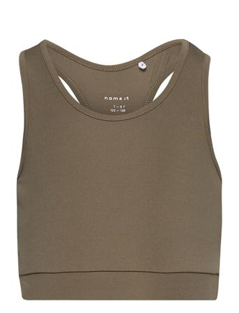 Nkflucy Short Top Night & Underwear Underwear Tops Grønn Name It