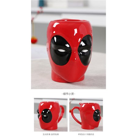 Avengers keramiske krus, Spider-Man, Hulk, Thor, Iron Man, Superman kaffe-/vannkrus