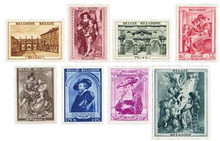 Belgien 1939 - OBP 504-11 - Ubrugt