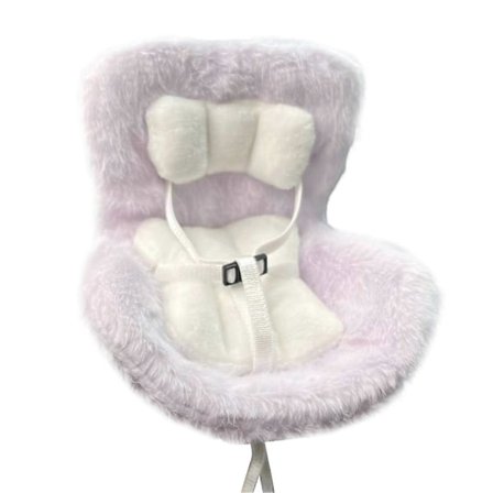 Bilsæder til dukker til 17 cm søde plysdukker, tilbehør til bilens luftudtag, dekoration