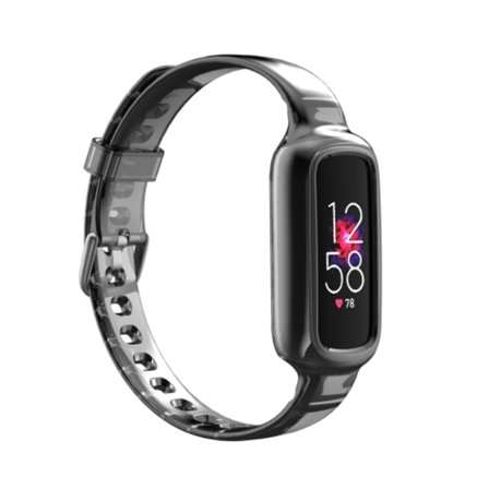För Fitbit Luxe Silicone Integrated Watch Band