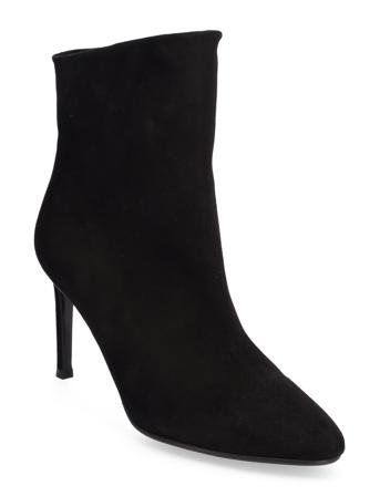 Booties Shoes Boots Ankle Boots Ankle Boot - Heel Svart Billi Bi