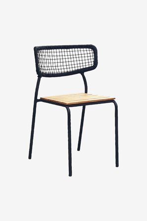 House Nordic - Matstol Nashville - Uppsättning om 4 - Svart - Matstolar - Från Homeroom