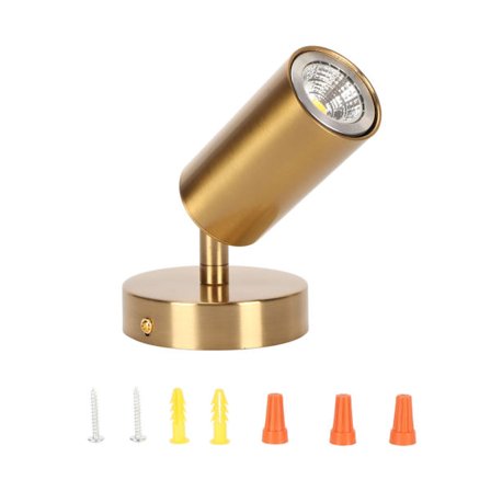 Varmhvit LED Justerbar Vegglampe for Soverom Innendørs Belysning 85-265V