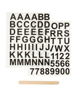 Rub-on merkelapper Bokstaver - Creativ Company