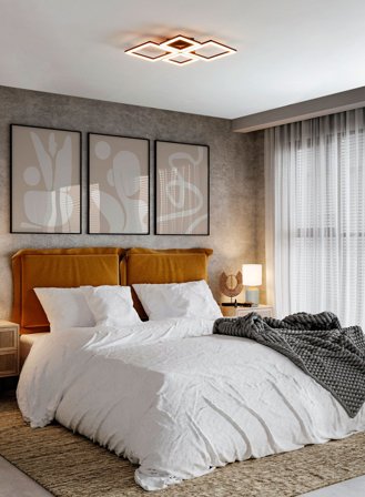 Paranday-z taklampe 4-lys - sort