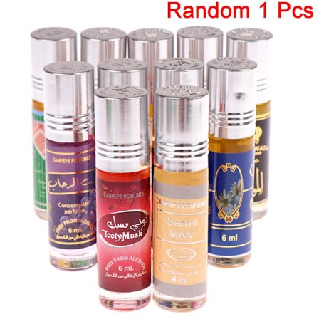 Ny 6ML Muslimsk Roll-on Parfume Kvinder Mænd Duft Essensolie Kropsduft Langvarig Duft
