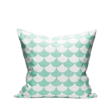 Littlephant Kuddfodral Big Waves 50x50cm Korall Kuddar Grön 50x50 cm