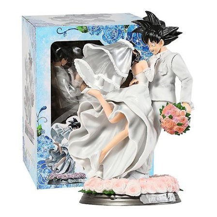 Dragon Ball Z Son Goku & Chichi Wedding Ver. Pvc Figure Toy Collection Model Statue