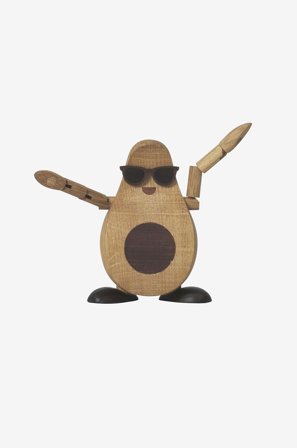 Spring Copenhagen - Puinen koriste Alfredo Avocado 9,5 cm - Luonnonväri - Koriste-esineet - - Homeroom