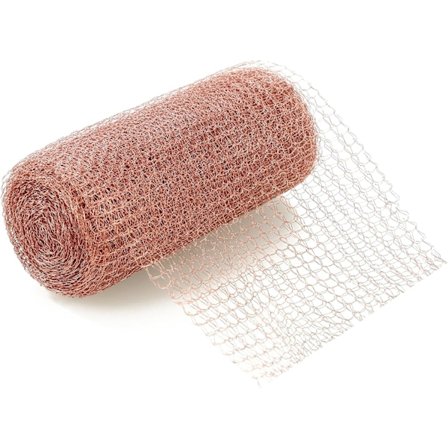 Snegle Sikker Kobbernet - 127mm x 6m - 100% Kobbertråd, Kobbertape Snegle Sikker, Forebygger Rotter, Snegle