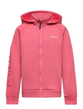 Didriksons Corin Kids Fullzip 7 Rosa
