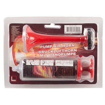 24 cm:n käsikäyttöinen torvi tuottaa voimakkaan äänen ilman kaasua