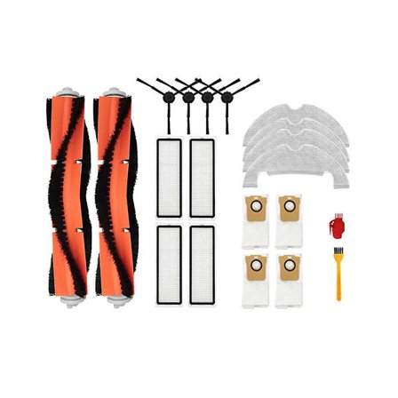 För Mijia Robotdammsugare 2 Ultra Stytj05zhm HEPA-filter Dammsugartillbehör Dammsugarpåse Moppduk Mai