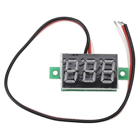 Ny Mini Tre Linjers Led Liten Panel Meter Display Digital Voltmeter Dc0-100v-hao