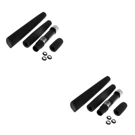 1/2/3 Stangbygning Reparation Sort EVA Jigging Fiskestang Håndtag