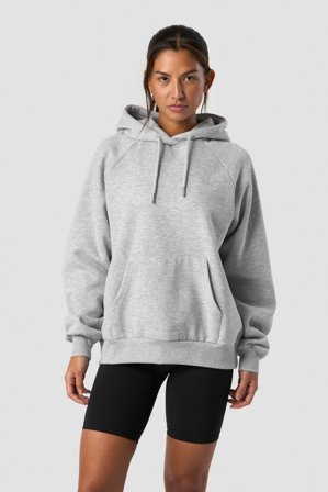 Everyday Hoodie Wmn Light Grey Melange
