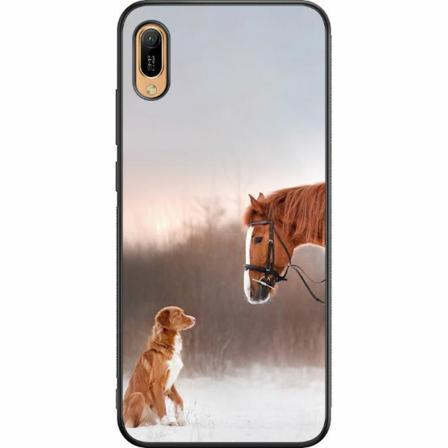 Huawei Y6 (2019) Svart Skal Häst & Hund