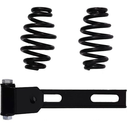 Fjærer og Støtte Solo Sete Kit Kompatibelt med Harley Chopper Bobber Custom Motorsykkel Svart