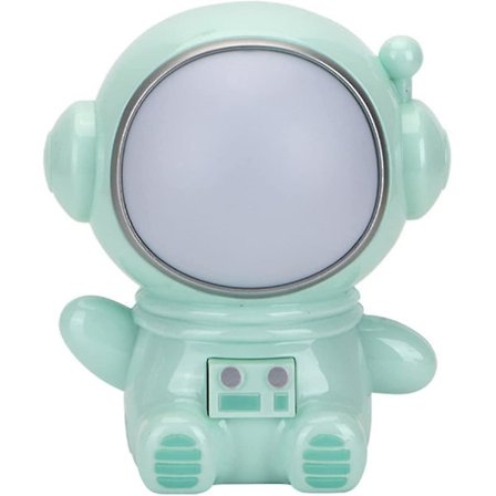 Astronaut Mönster Färgglad LED Nattlampa Sovrum Sängbord Dekoration