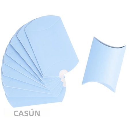 Kuddpåse i form av godispåse i kraftpapper, bröllopspresentask, festtårta askpåse, miljövänlig kraftpapperskampanj, 50 stycken