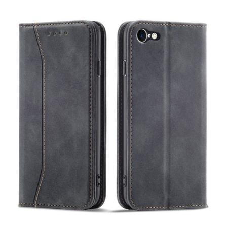 Iphone 7/8/se (2022/2020) Plånboksfodral Magnet Fancy - Svart