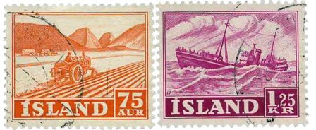 Island - AFA 276-277 - Stemplet