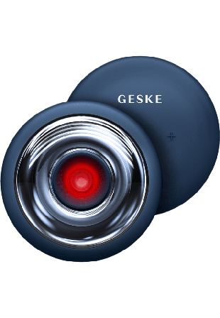 GESKE Sonic Cool & Warm Face and Body Massager | 9 in 1 Tillbehör Dam Blå 106g