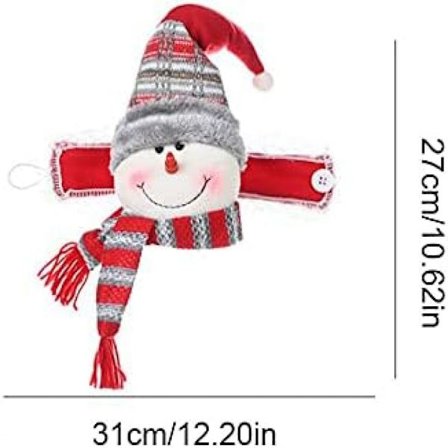 stk. Julegardin Tiebacks Gardin Tiebacks Juletema Elg Snemand Boligindretning Cafe Kontor Juledekoration