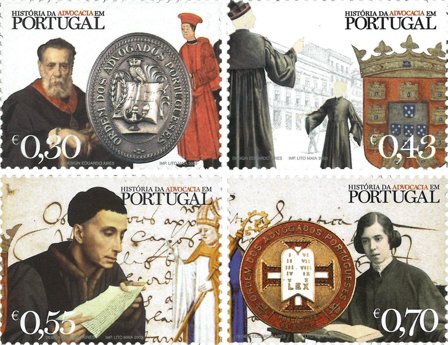 Portugal - Advokatstandens historie - Postfrisk sæt 4v