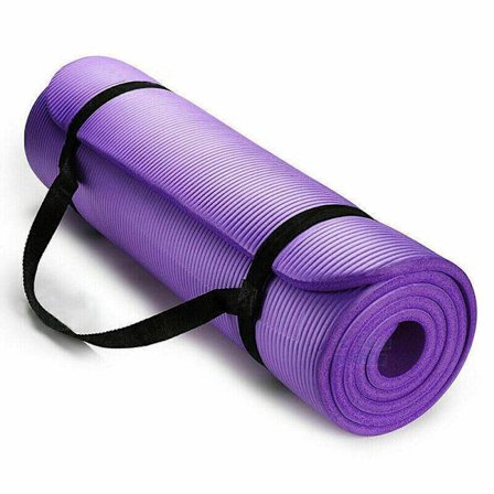10MM Tykk Slitesterk NBR Yogamatte for Gym og Pilates