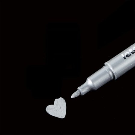 gull sølv metallic farge penn papir tag fotoalbum scrapbooki