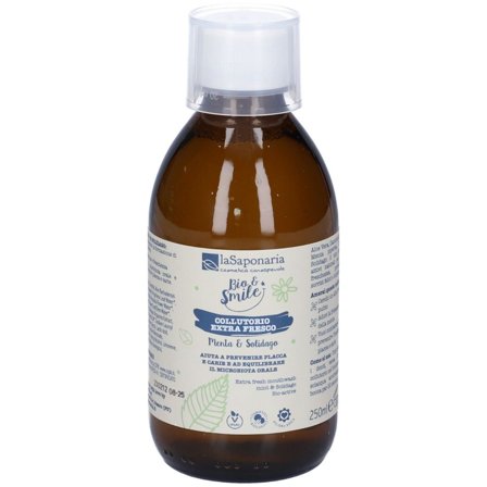 La Saponaria Bio&Smile Collutorio Extra Fresco Menta&Solidago