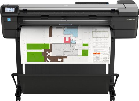 HP DesignJet T830 36-tums multifunktionsskrivare, 194850951800