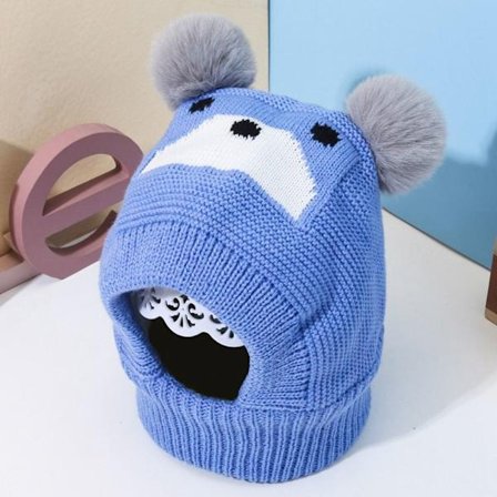 1-6 år Baby mössa Vinterskydd Öron Mössor Varm toddler Bonnet