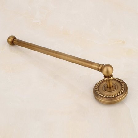 Kobber Væghængt Enkeltstang Håndklædeholder Hængende Tilbehør