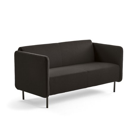 Sofa CLEAR, 2,5-Sitzer, Textilbezug braun