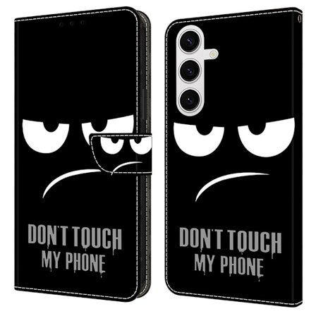 Wonderland Samsung Galaxy S25 Plus flip etui - Rør Ikke Ved Min Telefon