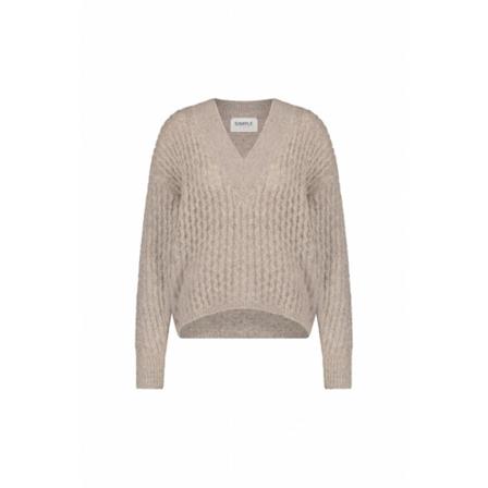 Simple Elzi Trui , Beige , Dames , Maat: M