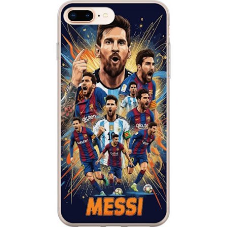 Yhteensopiva Puhelinkuori Apple Apple iPhone 8 Plus Lionel Messi juliste Barcelona Argentiina jalkapallo legenda numero 10 MM GET jalkapalloilija taid