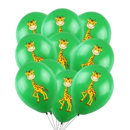 24 Stk Fødselsdagsballoner Latex Ballon GIRAF GIRAF