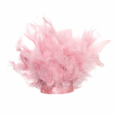 Fjäderarmband med Turkiskt Fjäder Slap Bracelets ROSA