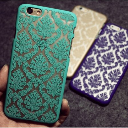 iPhone 6/6S skal "Vintage flower" (Champagne)