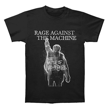 Rage Against The Machine BOLA Album Cover Tracks Svart T-shirt
