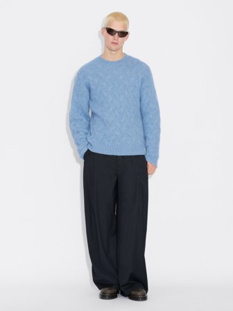 Holzweiler - Cohen Powder Crew - Blue - Mens - Extra Small