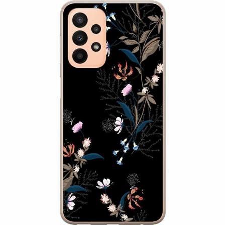 Samsung Galaxy A23 5g Genomskinligt Skal Blommor