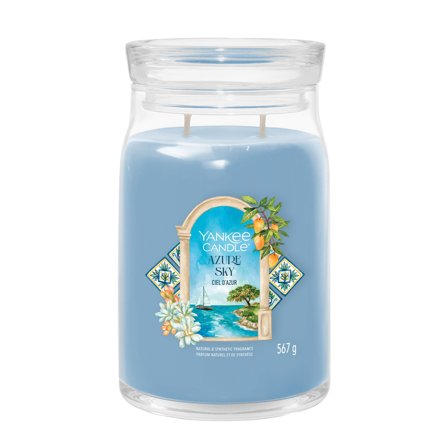 Yankee Candle Signature Jar Candles Azure Sky 567g - Candela Profumata