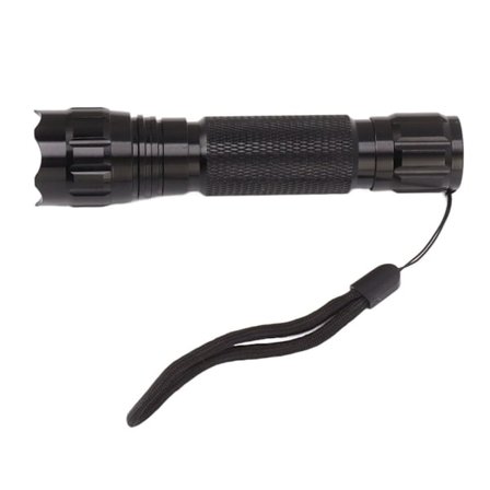 LED lommelygte med grønt lys, hårdt lys, aluminiumslegering hale KLB