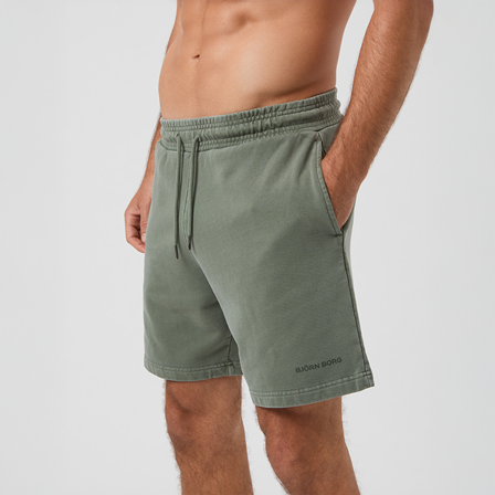 Træningsshorts Björn Borg Oversized Shorts Grøn - Bodyman.dk