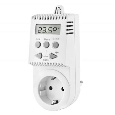 Elektrobock Eluttagstermostat Infraröd värmetermostat. Typ F, tysk version. - TS05